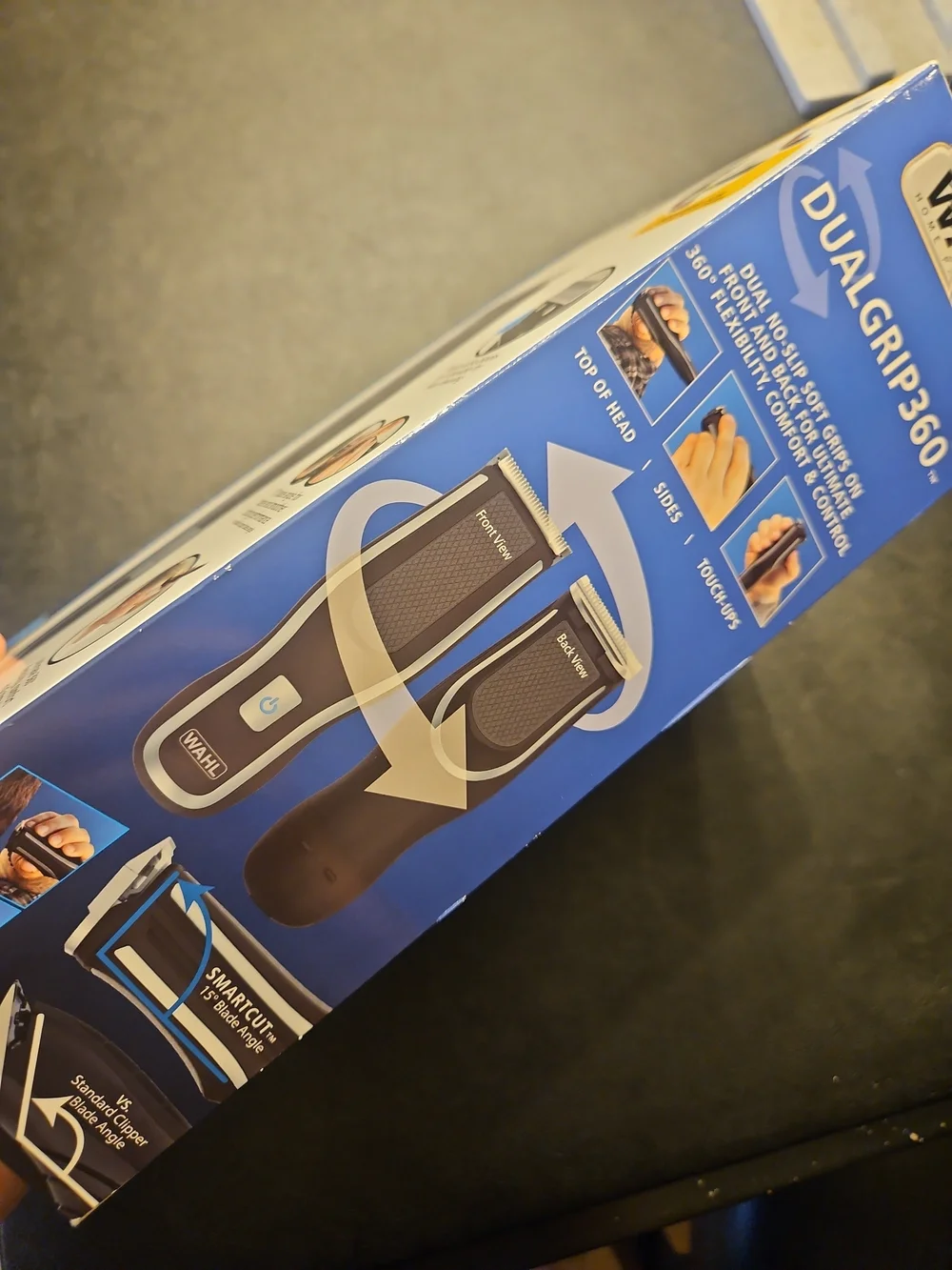 NEW! WAHL Self-Haircut PRO Cordless Clipper Kit 15 Degree Blade Angle